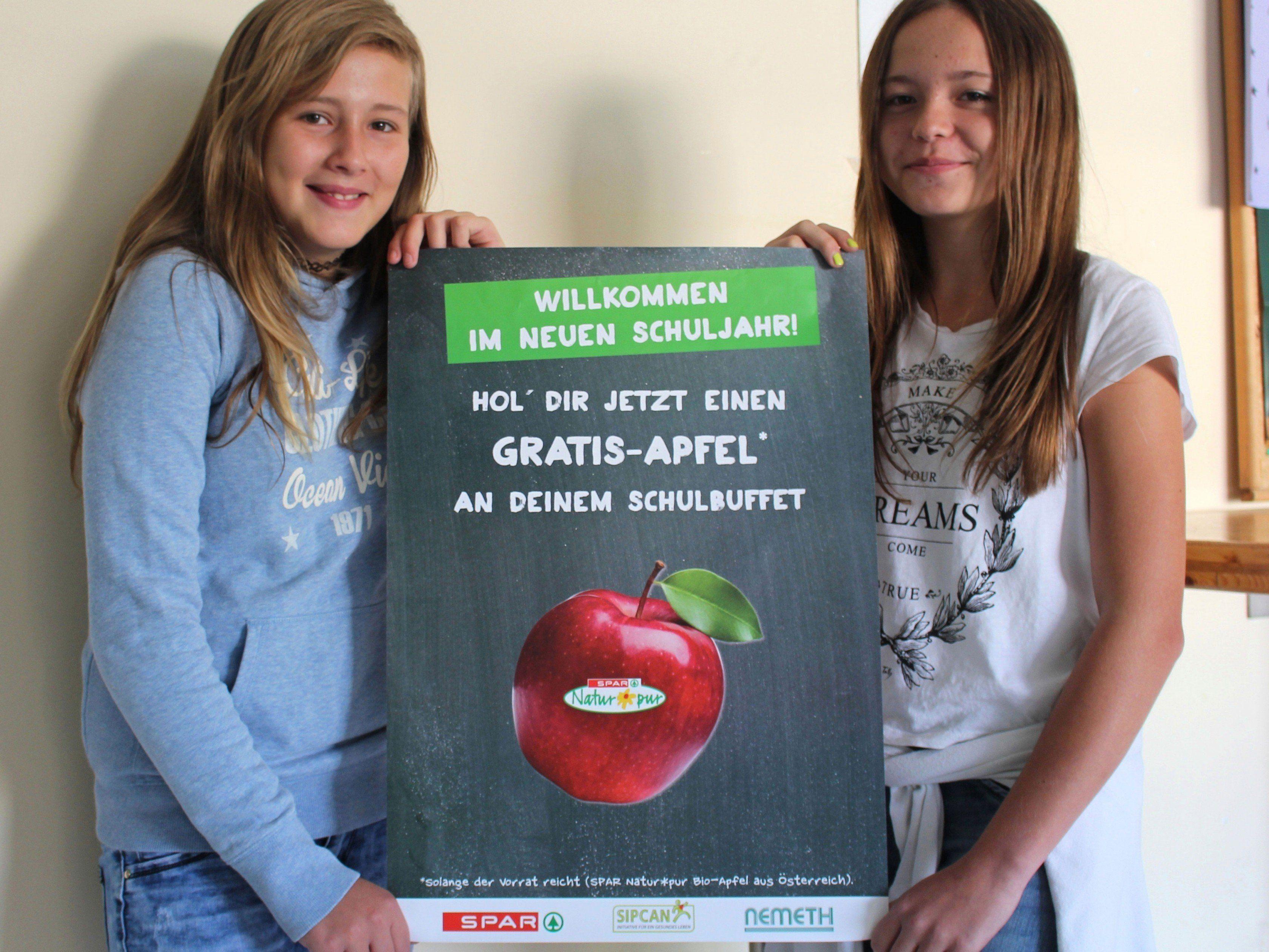 Der gratis Apfel soll Wiens Schüler zu mehr Obstkonsum bewegen.
