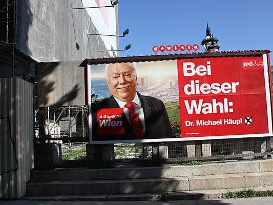 Damit SPÖ-Plakate nicht zum Opfer von Vandalen werden, setzt man auf Securitys