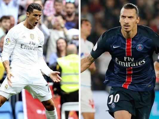 Ronaldo und Ibrahimović bitten in Paris zum Spitzentanz.