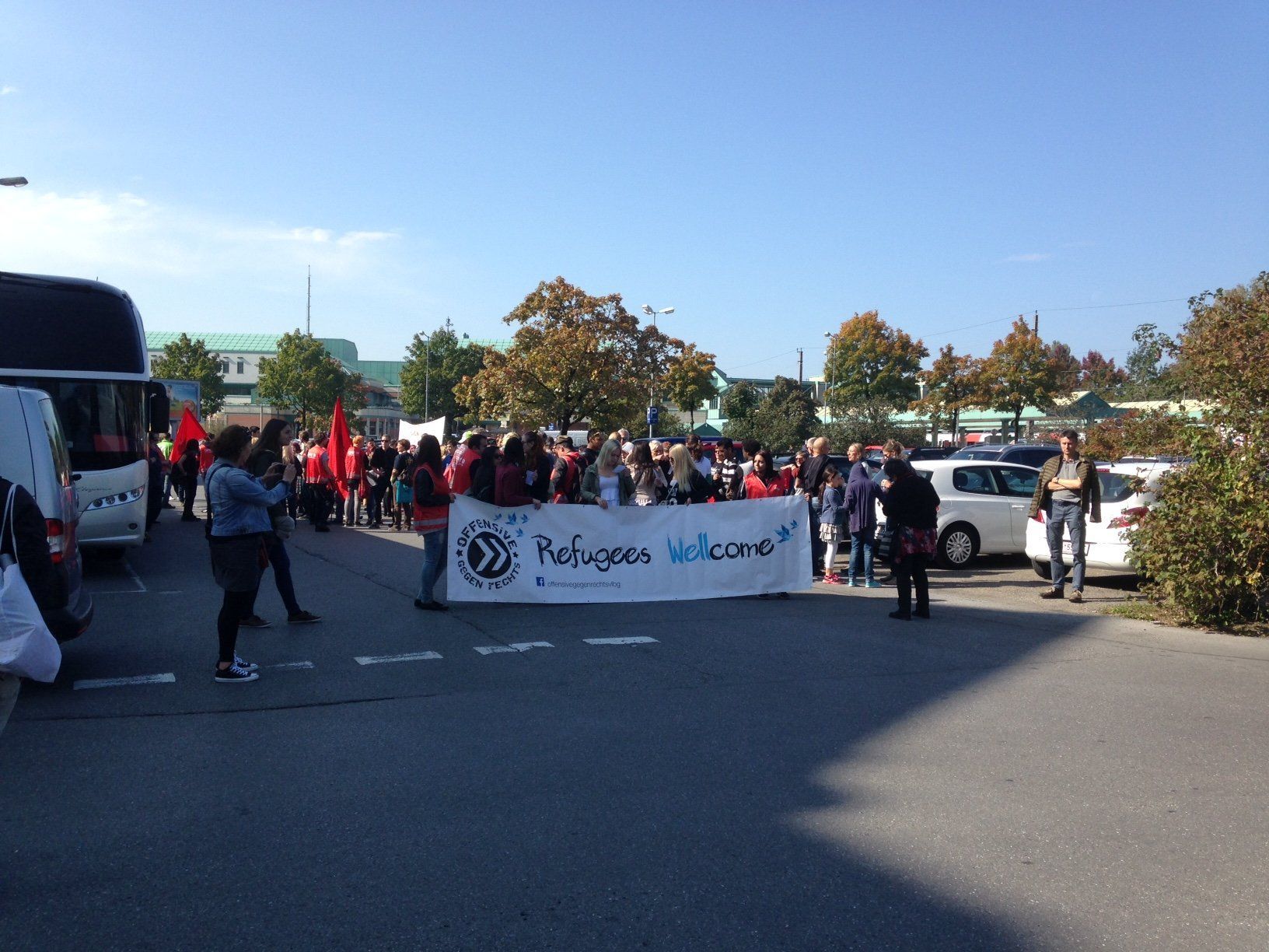 Demo in Bregenz gegen die "rassistische Asylpolitik der Regierung". Demo in Bregenz gegen die "rassistische Asylpolitik der Regierung".