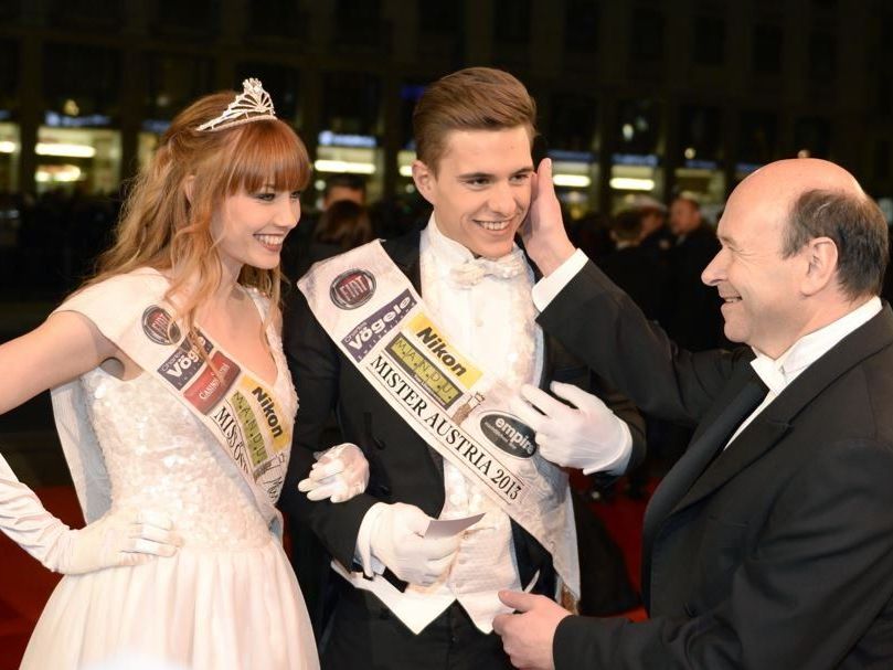 Ena und Philipp beim Opernball im Jahr 2014. Ena und Philipp beim Opernball im Jahr 2014.