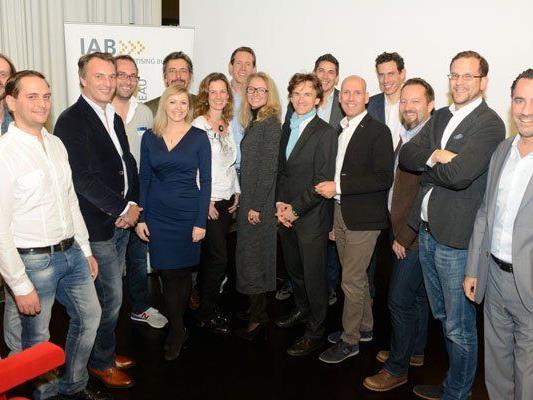 Das neue Vorstandsgremium des IAB Austria.