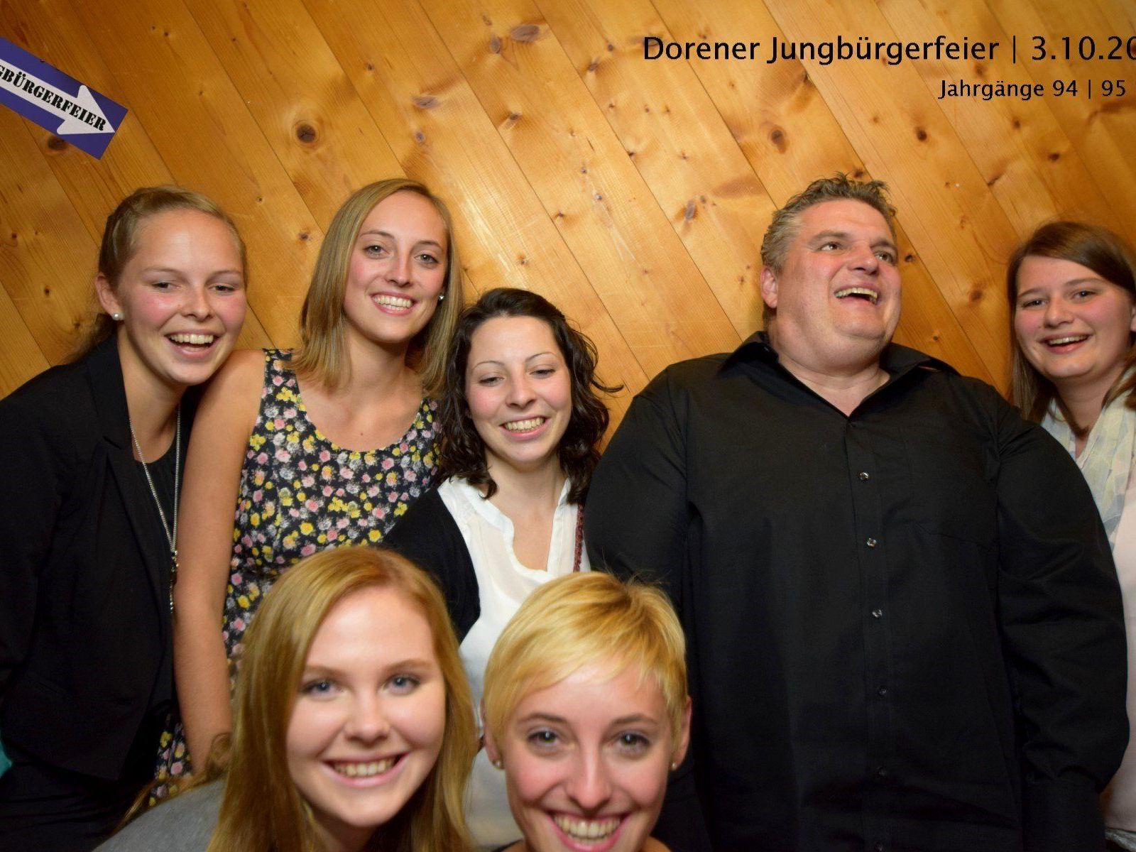 Die Jungbürgerfeier in Doren mit George Nußbaumer. Die Jungbürgerfeier in Doren mit George Nußbaumer.