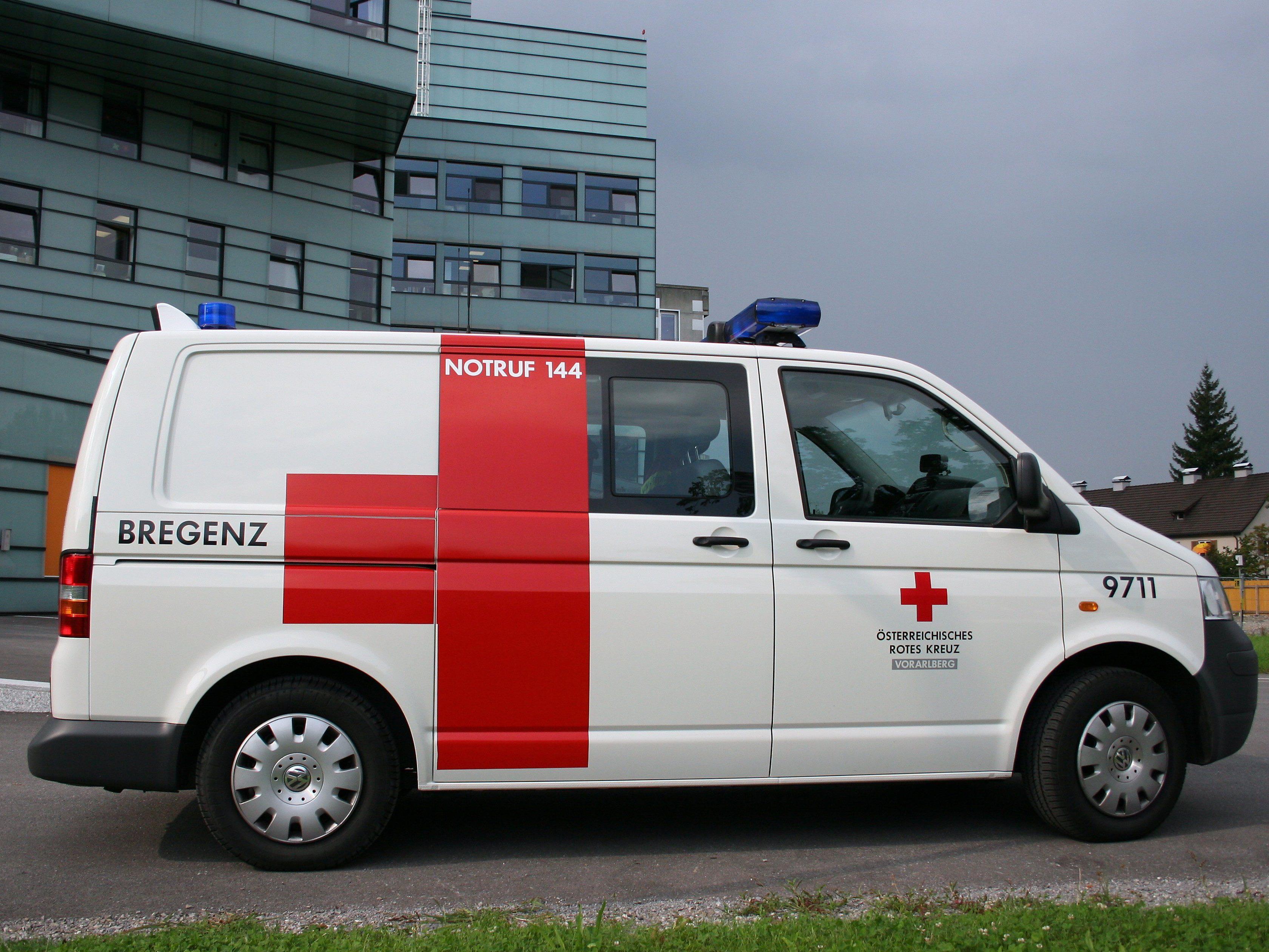 Verletzte nach Unfall u.a. ins LKH Bregenz eingeliefert.