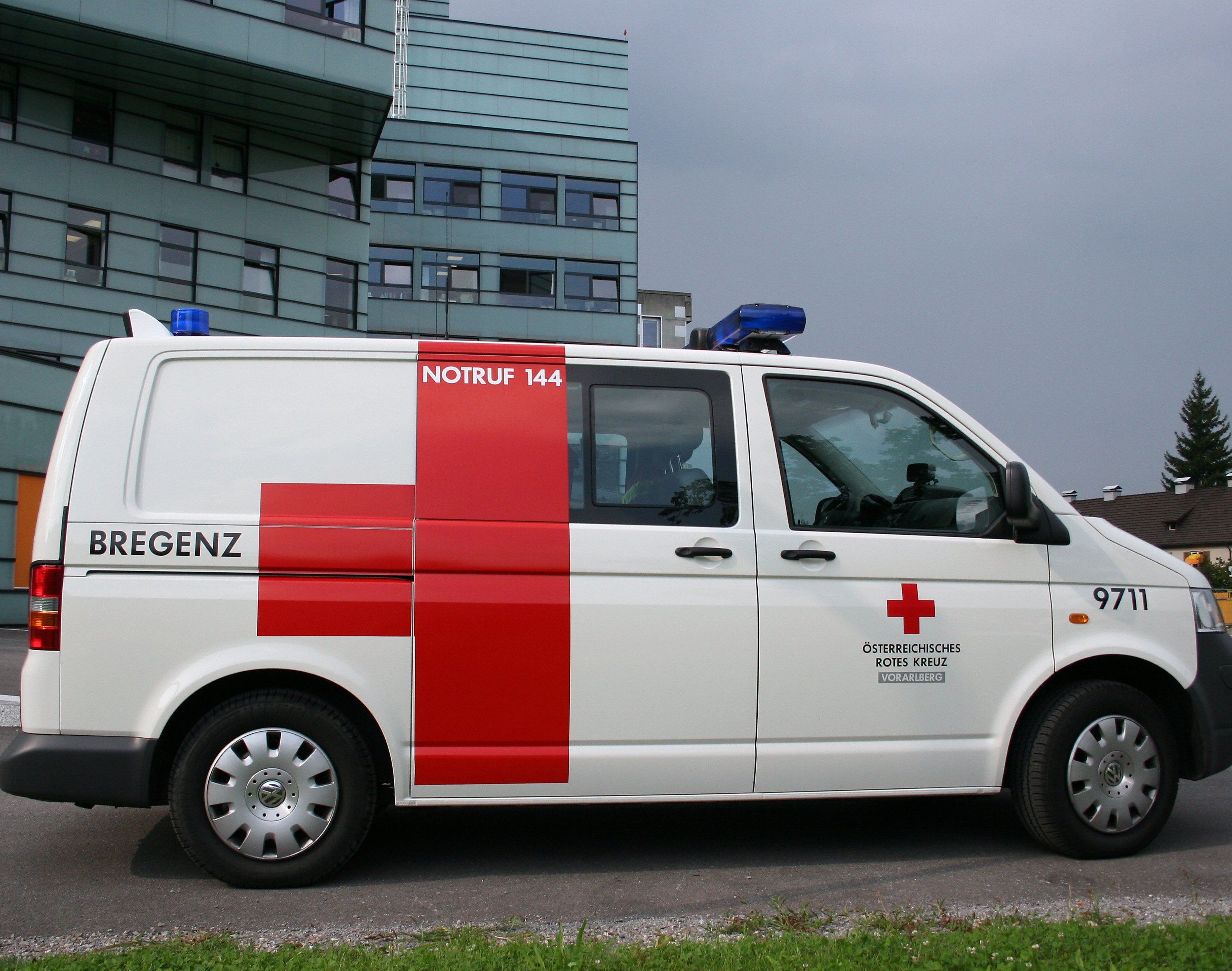 Verletzte nach Unfall u.a. ins LKH Bregenz eingeliefert.