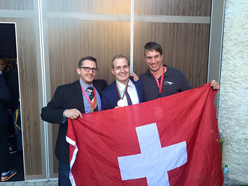 von links Präsident SBU M. Bieri, Andy Walch Vizepräsident M. Gigier von links Präsident SBU M. Bieri, Andy Walch Vizepräsident M. Gigier