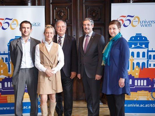 Das 650-Jahr-Jubiläum der Uni Wien läuft erfolgreich. Das 650-Jahr-Jubiläum der Uni Wien läuft erfolgreich.