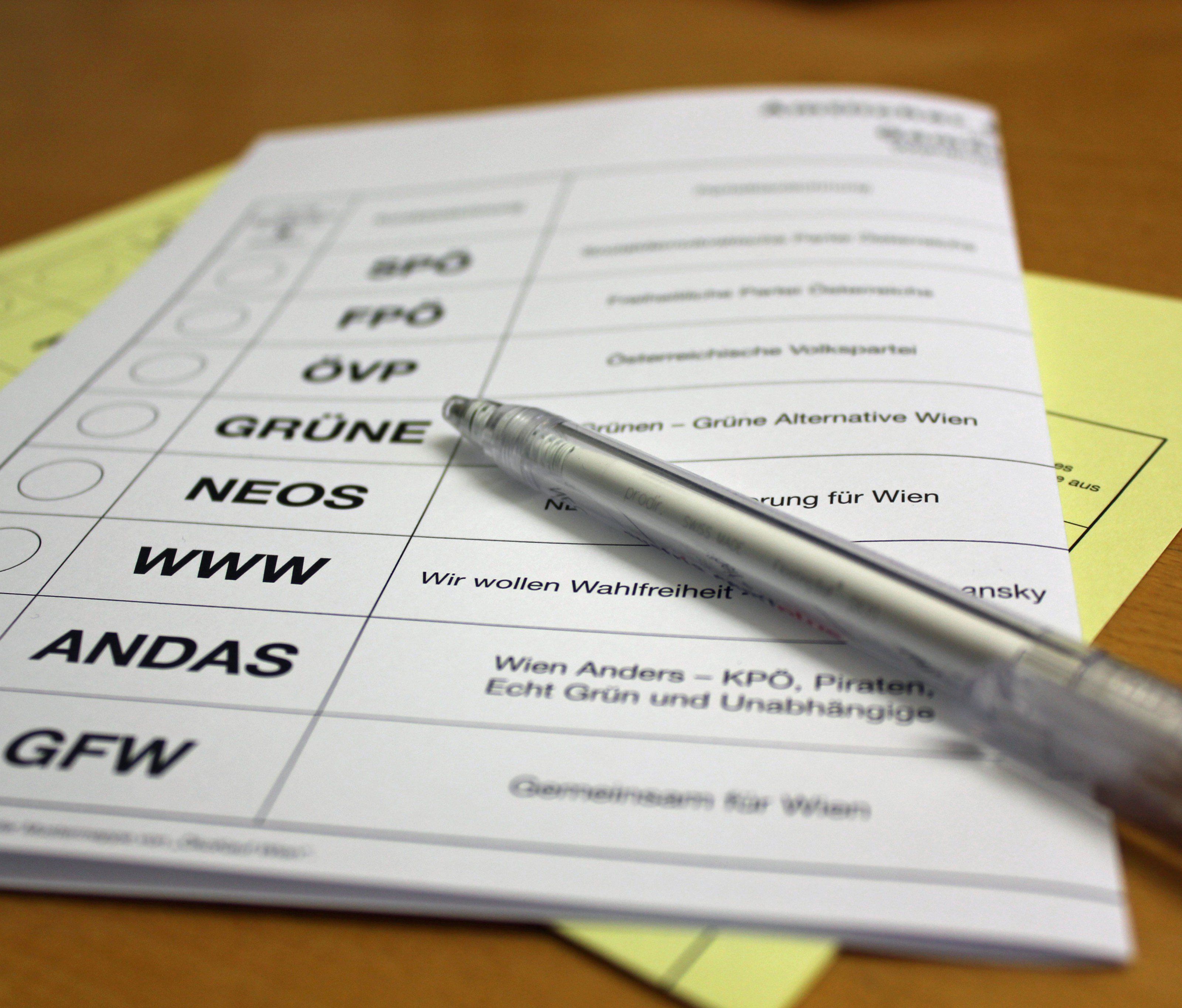 Nach vollständiger Auszählung der Wahlkarten wartet man gespannt auf die Briefwahl. Nach vollständiger Auszählung der Wahlkarten wartet man gespannt auf die Briefwahl.