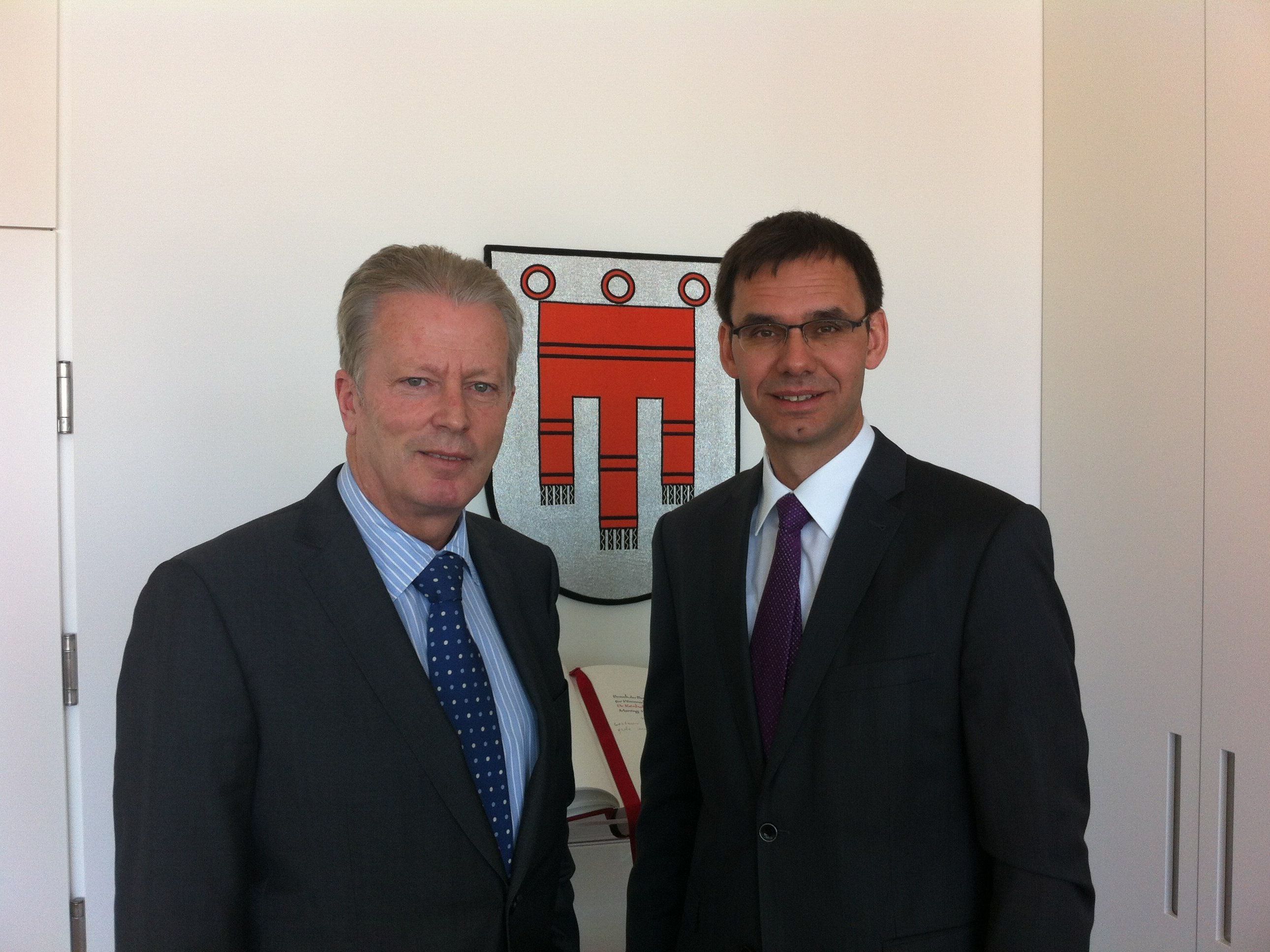 Vizekanzler Mitterlehner zu Besuch bei Landeshauptmann Wallner. Vizekanzler Mitterlehner zu Besuch bei Landeshauptmann Wallner.