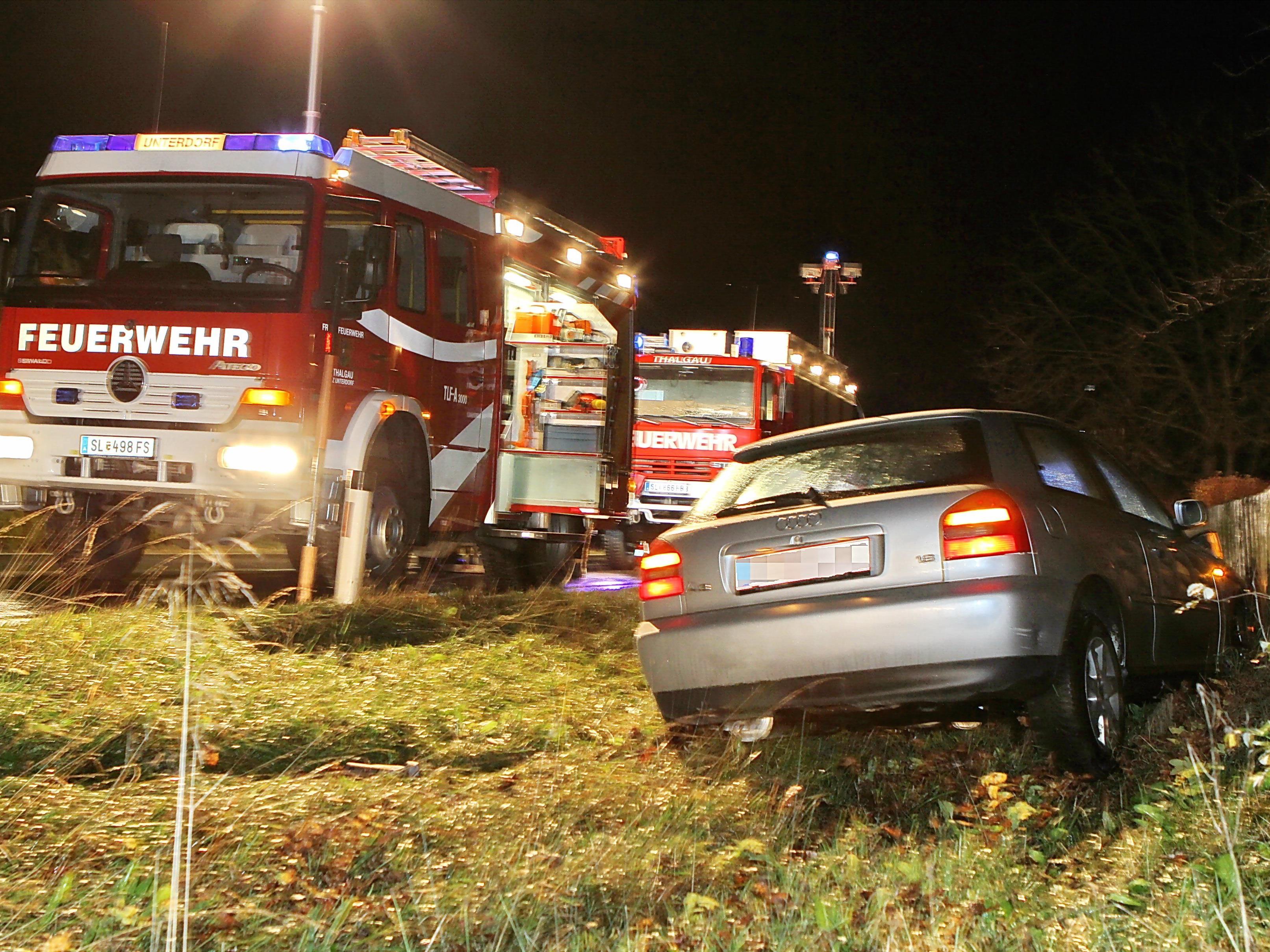 Der Unfall ereignete sich auf der Enzersberger Landesstraße in Thalgau.