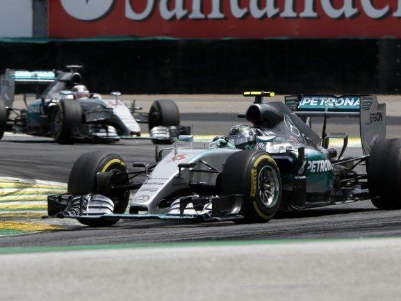 Nico Rosberg setzte sich vor Teamkollege Lewis Hamilton durch.