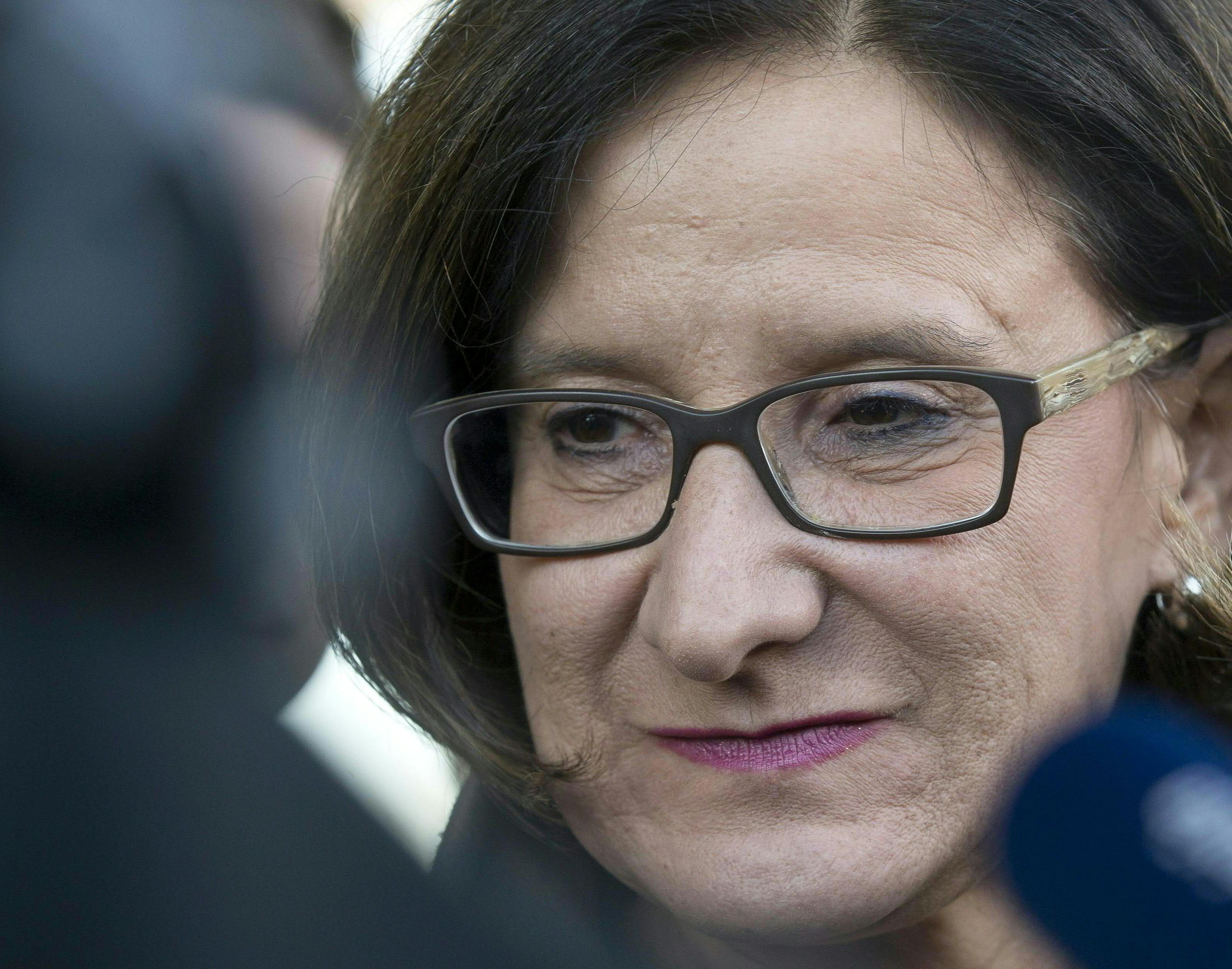 Johanna Mikl-Leitner steht den VN Rede und Antwort. Johanna Mikl-Leitner steht den VN Rede und Antwort.