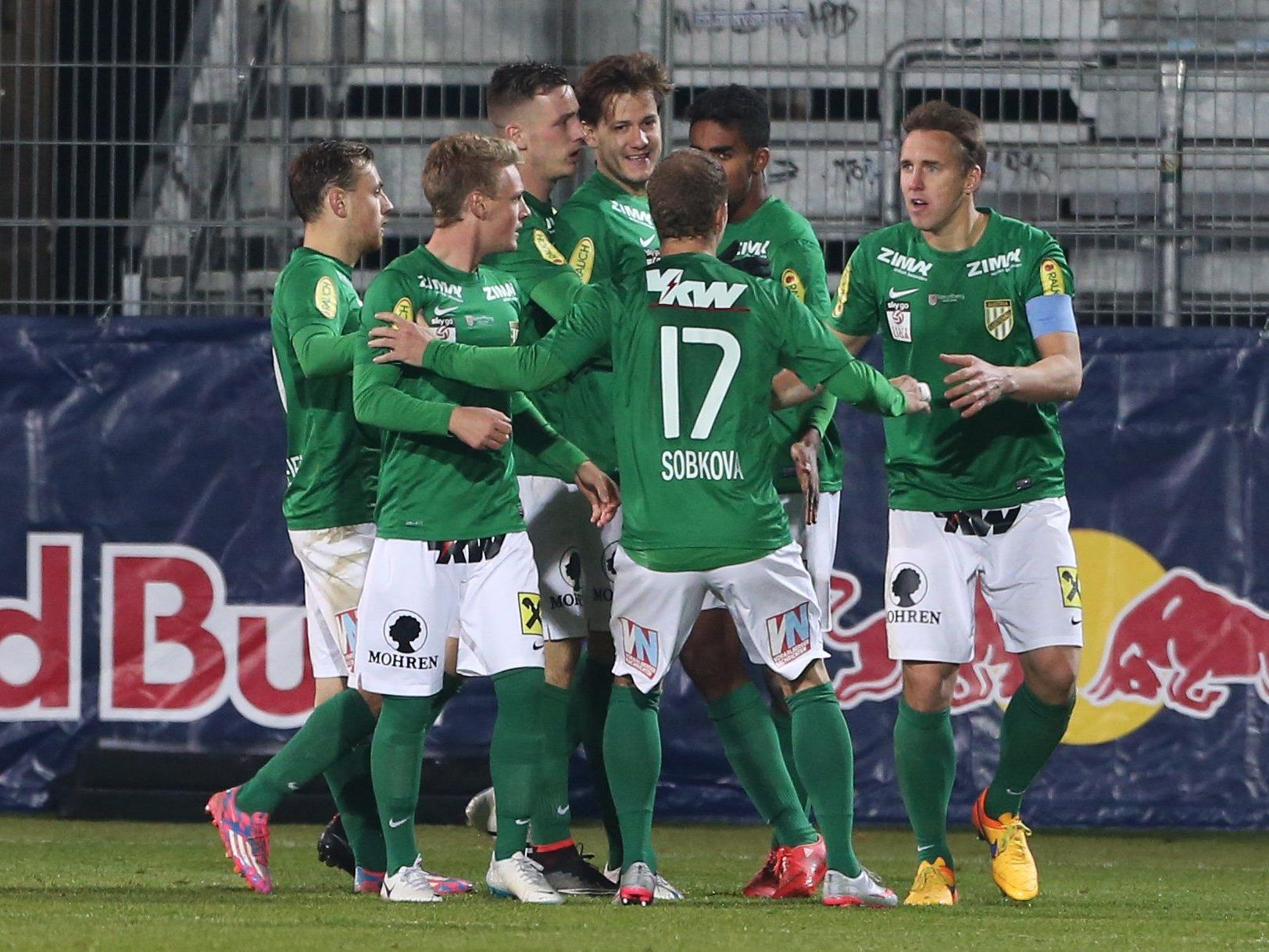 18. Runde in der Ersten Liga: Austria Lustenau gegen Austria Klagenfurt.