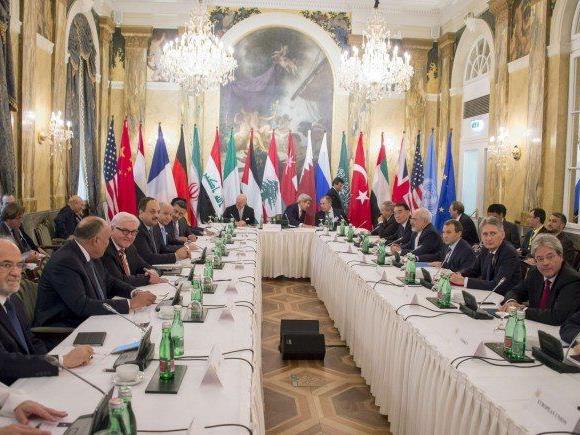 17 Länder tagen bei der Syrien-Konferenz in Wien.