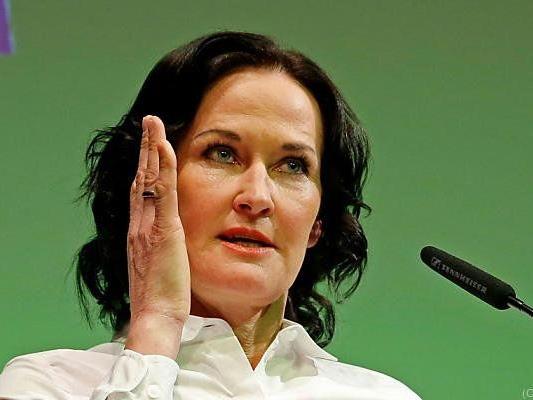 Grünen-Chefin Eva Glawischnig bleibt ihrer Linie treu