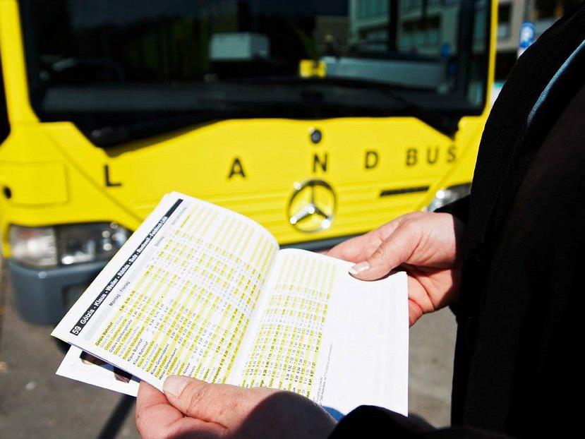 Fahrplanwechsel bei Landbus Oberes Rheintal und Stadtbus Feldkirch.