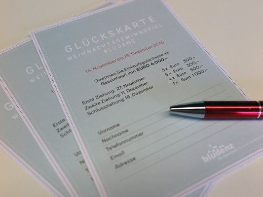 Die ersten Gewinner werden am Freitag, 27. November, zur Gewinnübergabe eingeladen. Die ersten Gewinner werden am Freitag, 27. November, zur Gewinnübergabe eingeladen.