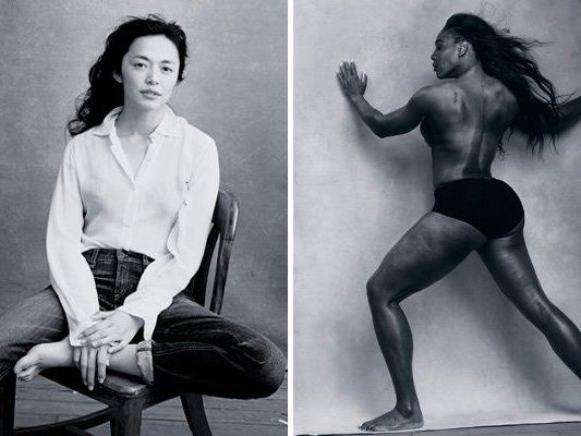 Schauspielerin Yao Chen und Tennisstar Serena Williams. Schauspielerin Yao Chen und Tennisstar Serena Williams.