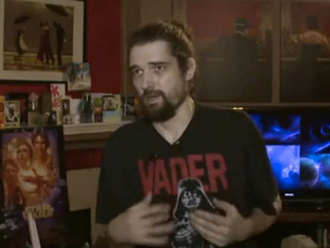 Daniel Fleetwood (32), dem ultimativen Star Wars-Fan, bleibt nicht mehr viel Zeit. Daniel Fleetwood (32), dem ultimativen Star Wars-Fan, bleibt nicht mehr viel Zeit.