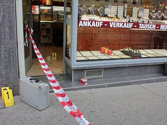 Dieser Juwelier in Hernals wurde überfallen Dieser Juwelier in Hernals wurde überfallen