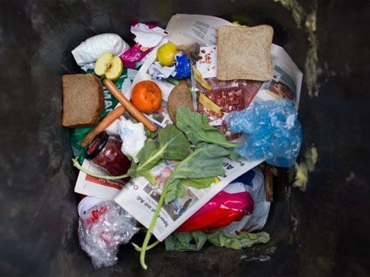 Tonnen an Lebensmitteln landen in Wien jährlich im Müll. Tonnen an Lebensmitteln landen in Wien jährlich im Müll.