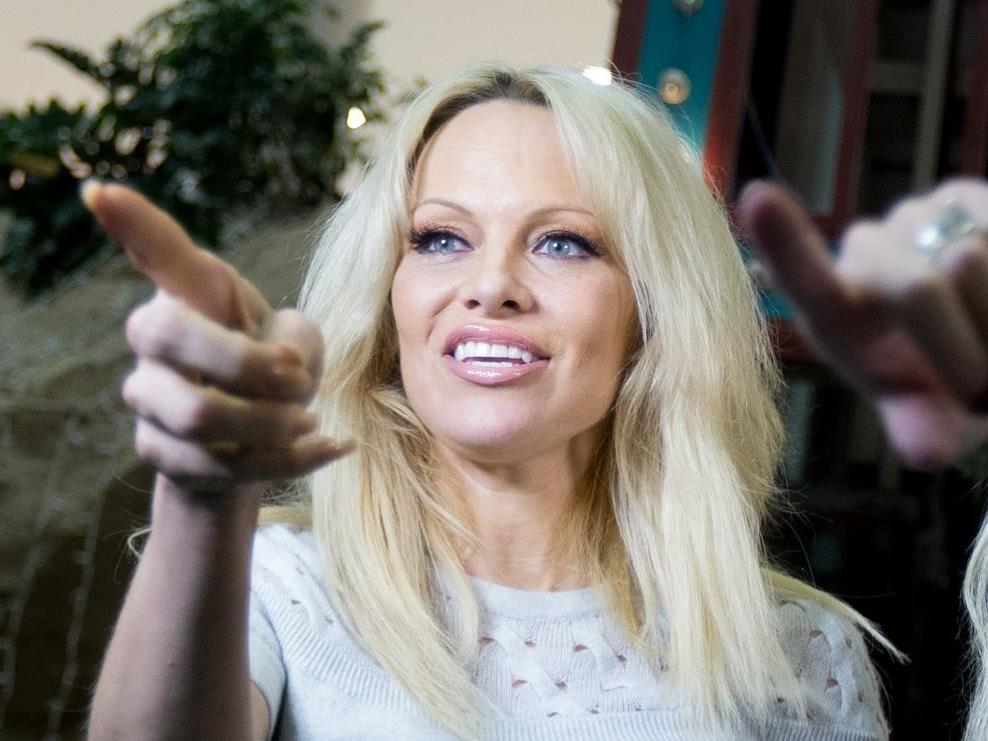Pamela Anderson weilte in Wien.