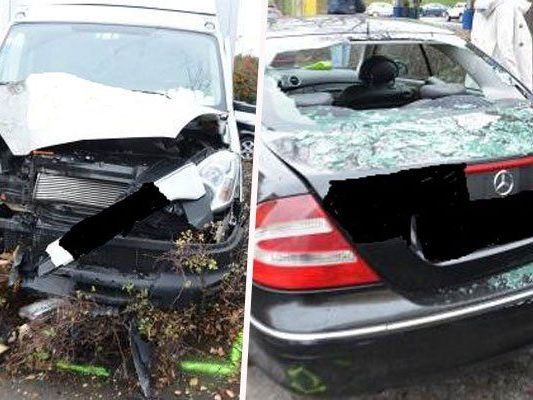 Wien: Mehrere verletzte Personen bei Verkehrsunfällen Wien: Mehrere verletzte Personen bei Verkehrsunfällen