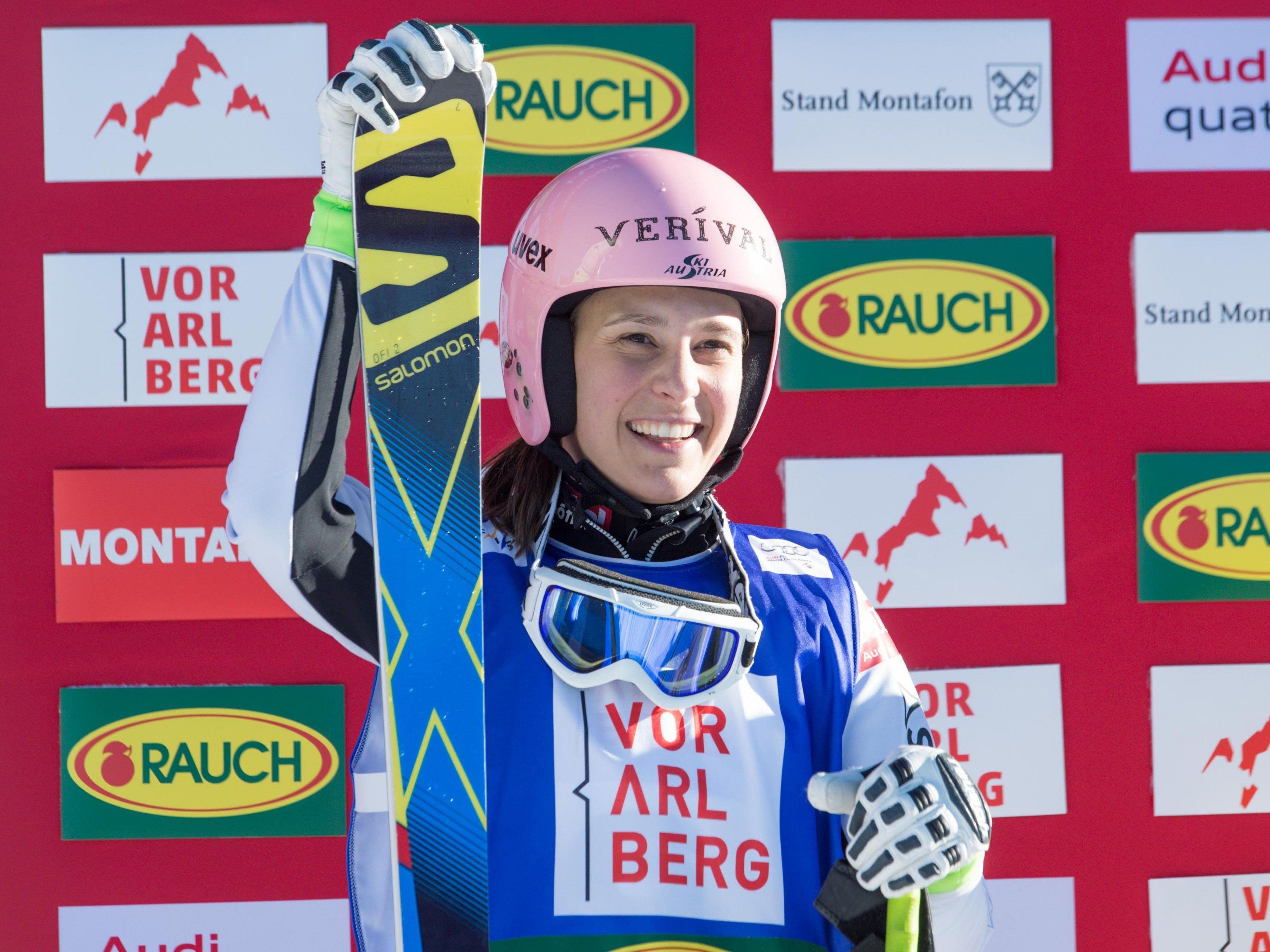 Podestplatz für Ski-Crosserin Katrin Ofner.