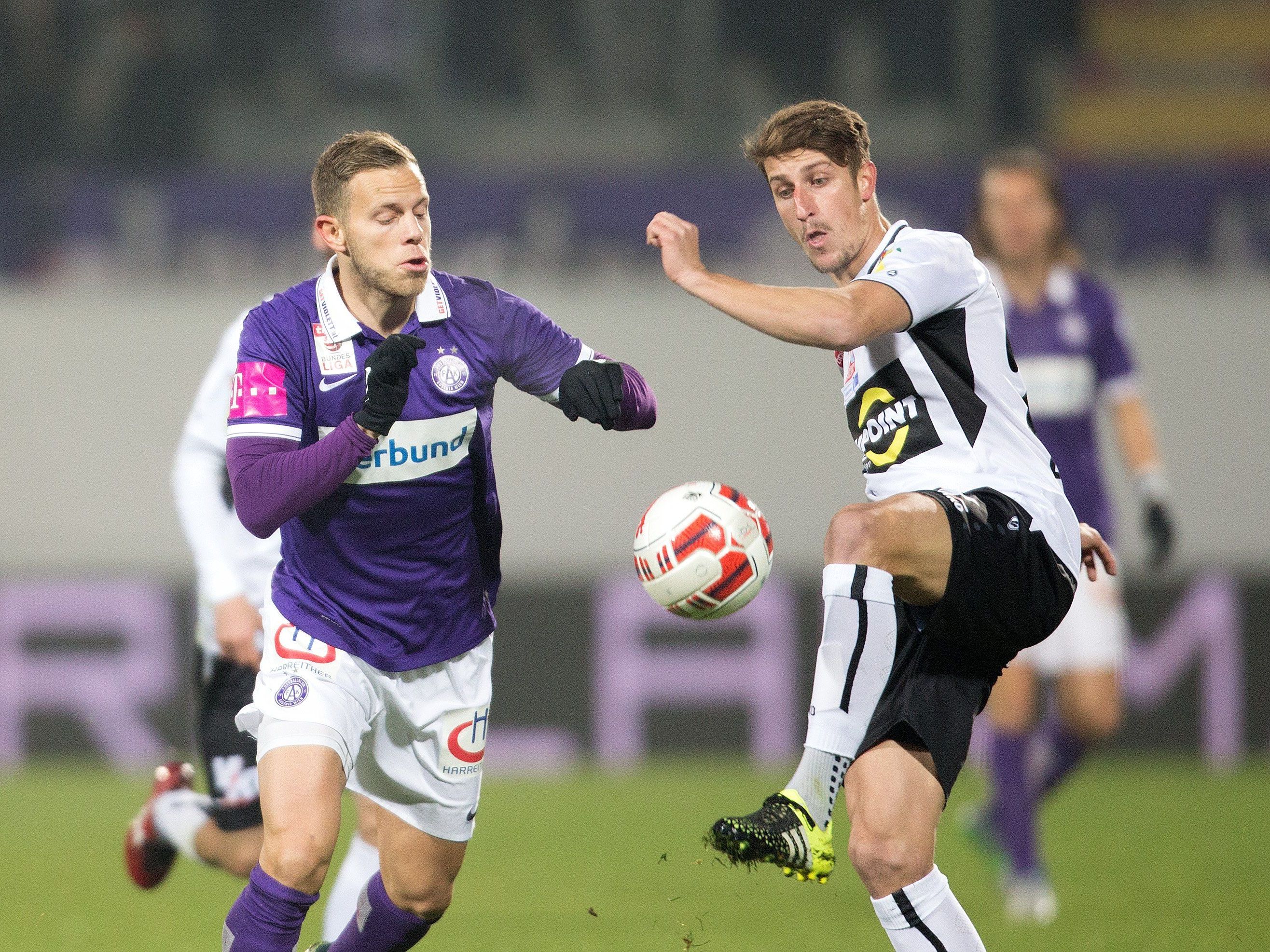 Die Austria schließt das Fußballjahr 2015 gegen Altach ab. Die Austria schließt das Fußballjahr 2015 gegen Altach ab.