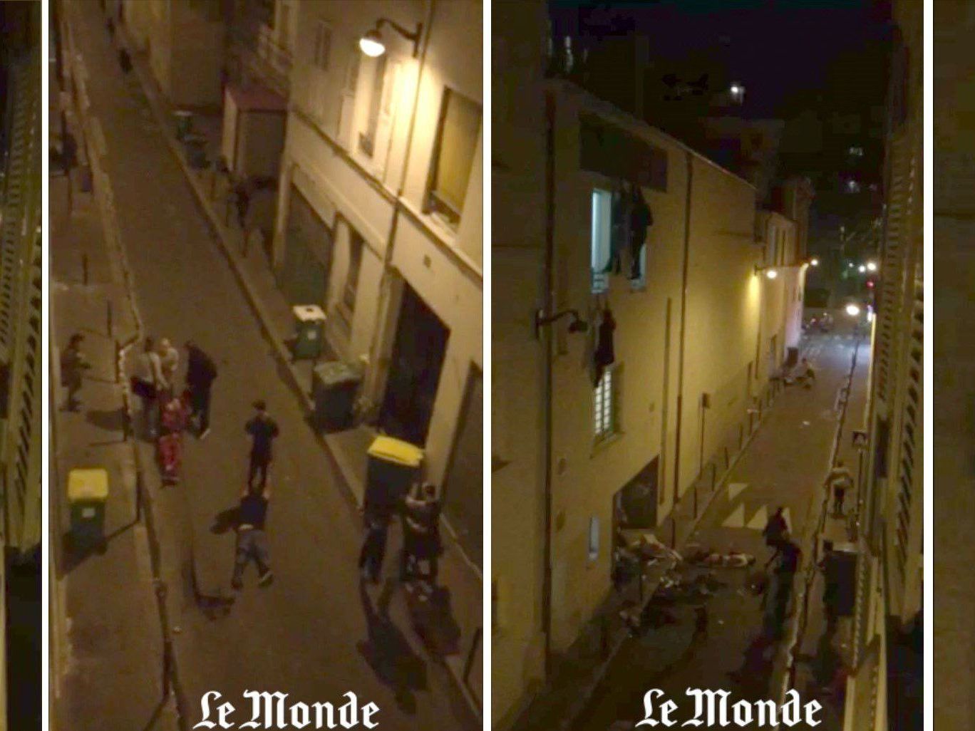 Auch nach den Anschlägen in Paris tauchten Amateur-Aufnahmen auf. Auch nach den Anschlägen in Paris tauchten Amateur-Aufnahmen auf.