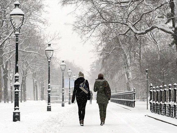 Schnee, so weit das Auge reicht: Ein solcher Anblick ist rund um den Heiligen Abend in Wien unwahrscheinlich