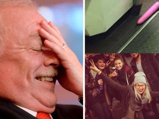 Memes über Bürgermeister Häupl, ein U-Bahn fahrender Vibrator und eine Party für eine Rolltreppe: Über diese Skurrilitäten lachte Wien 2015 Memes über Bürgermeister Häupl, ein U-Bahn fahrender Vibrator und eine Party für eine Rolltreppe: Über diese Skurrilitäten lachte Wien 2015