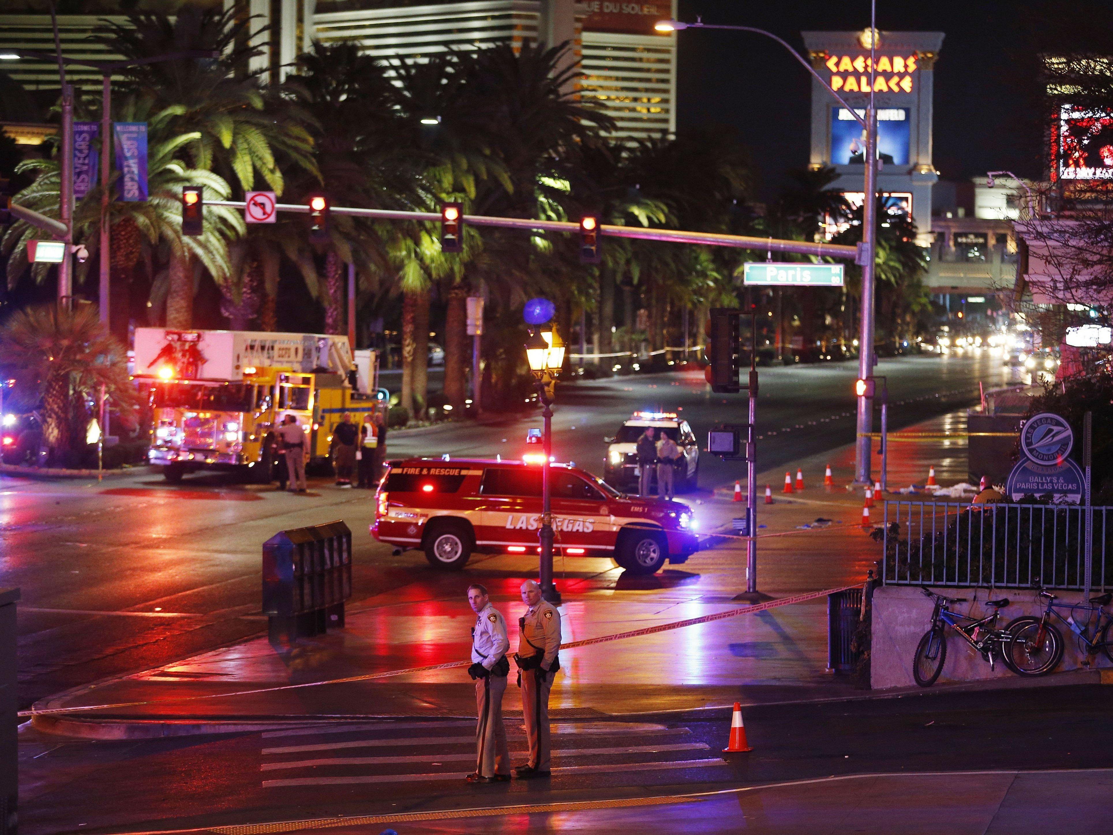 Bei einem Unfall in Las Vegas wurde mindestens ein Mensch getötet.
