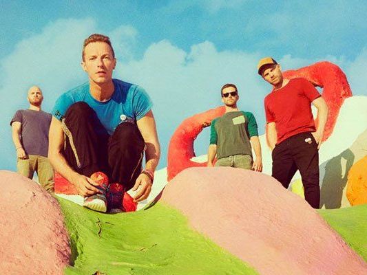Knallbunt präsentieren sich Coldplay auf ihrem neuen Album. Knallbunt präsentieren sich Coldplay auf ihrem neuen Album.