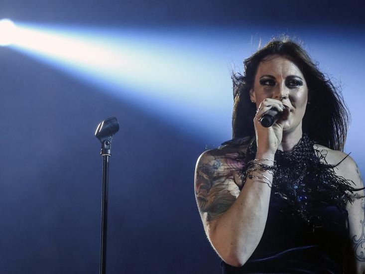Floor Jansen ist die die neue Frontfrau bei Nightwish. Floor Jansen ist die die neue Frontfrau bei Nightwish.