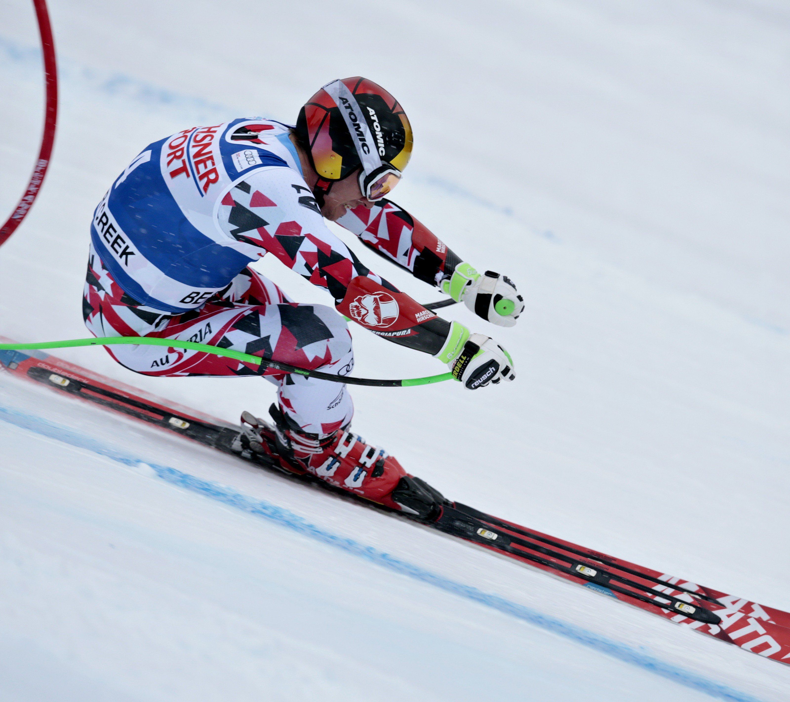 Marcel Hirscher überraschte im Super G. Marcel Hirscher überraschte im Super G.