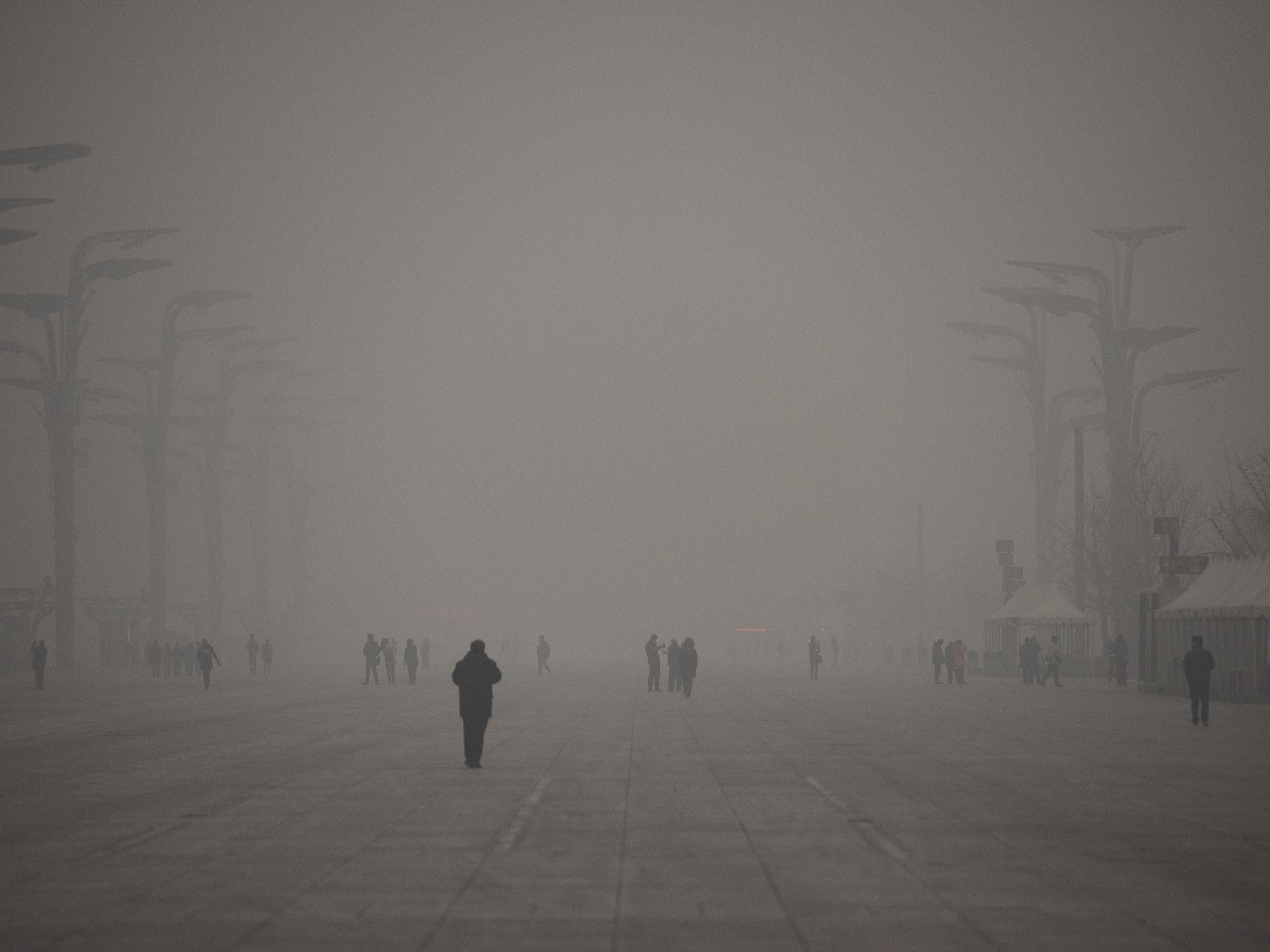 Der gefährliche Smog in Peking und Umgebung hat ein Rekordniveau erreicht.