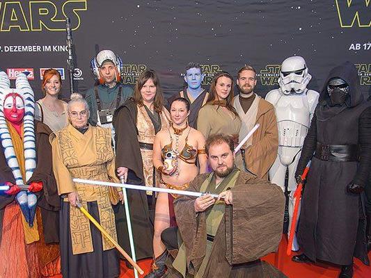 Auch in Wien feierte Star Wars große Premiere.