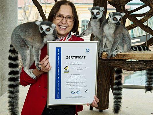 Die Freude über die Zertifizierung im Tiergarten Schönbrunn ist groß