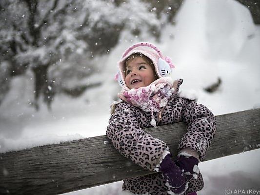 Die Kinder dürfen sich auf Schneefall freuen