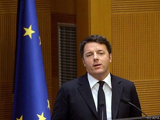 Premier Renzi lässt 300 Mio. Euro springen