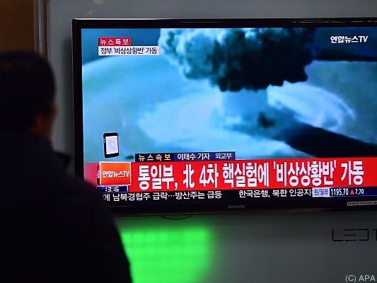 Südkorea und Japan verurteilten den Test scharf