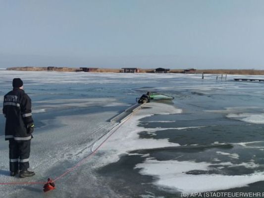 Die Unfallstelle in der Ruster Bucht Die Unfallstelle in der Ruster Bucht