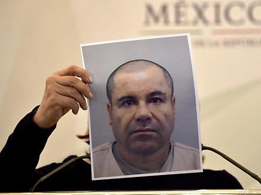Drogenboss Joaquin "El Chapo" Guzman auf einem Fahndungsfoto