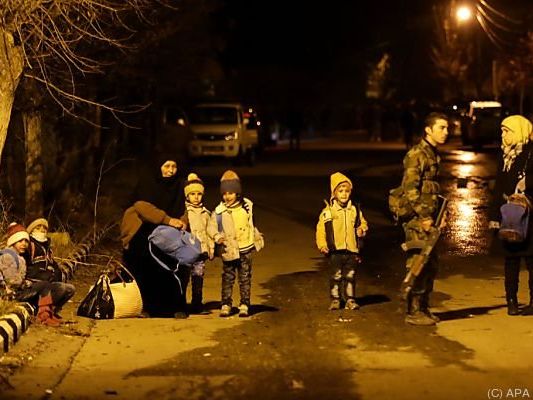 Madaya ist von Regierungstruppen eingeschlossen Madaya ist von Regierungstruppen eingeschlossen