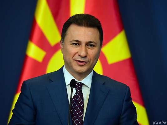 Premier Nikola Gruevski wird durch Übergangsregierung ersetzt