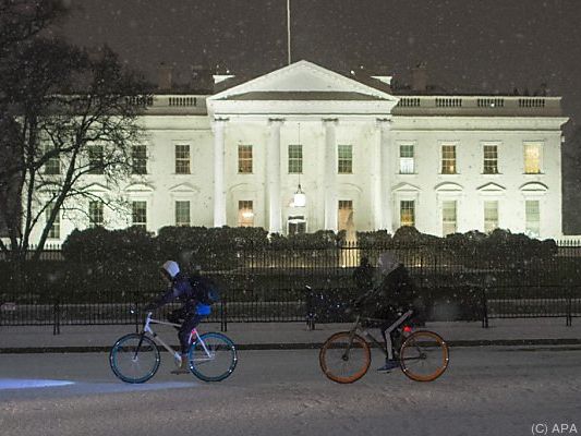 In Washington wird mit einem halben Meter Schnee gerechnet In Washington wird mit einem halben Meter Schnee gerechnet