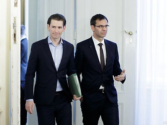 Außenminister Kurz und Vorarlbergs Landeshauptmann Wallner Außenminister Kurz und Vorarlbergs Landeshauptmann Wallner