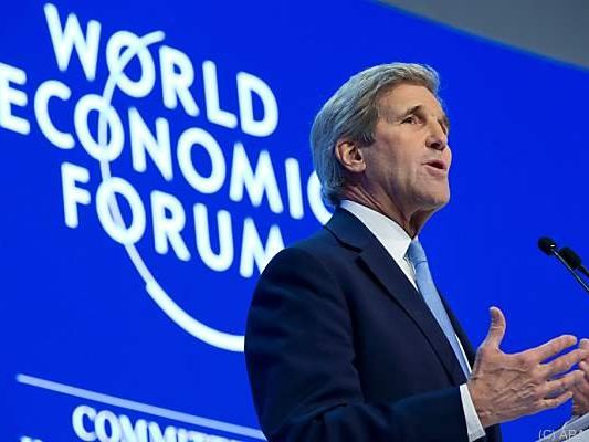 US-Außenminister John Kerry in Davos US-Außenminister John Kerry in Davos