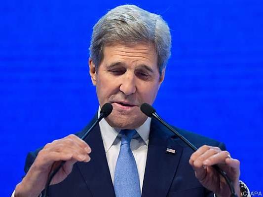 Kerry traf sich mit arabischen Außenministern